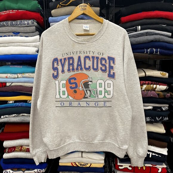 Vintage Syracuse Orange Football Sweatshirt, Retro Syracuse University Shirt Tee - Picture 1 of 2